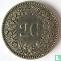 Schweiz 20 Rappen 1899 - Bild 2