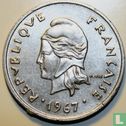 Nieuw-Caledonië 10 francs 1967 - Afbeelding 1