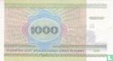 Bélarus 1.000 Roubles 1998 - Image 2