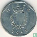 Malta 50 cents 1991 - Afbeelding 1