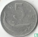 Italië 5 lire 1982 - Afbeelding 1