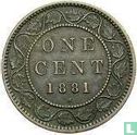Canada 1 cent 1881 - Image 1