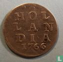 Holland 2 stuiver 1766 (1766/1 - koper falsificatie) - Afbeelding 1