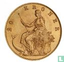 Denemarken 20 kroner 1877 - Afbeelding 2