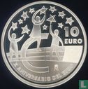 Spain 10 euro 2012 (PROOF) "10 years of euro cash" - Image 2