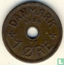 Danemark 1 øre 1927 (N/GJ) - Image 1