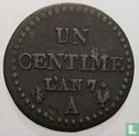 France 1 centime AN 7 - Image 1