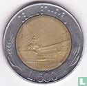 Italien 500 Lire 1986 (Bimetall) - Bild 1