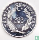 Türkei 500 Lira 1979 (PP - Silber - Typ 1) "International Year of the Child" - Bild 2