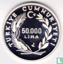 Turkey 50.000 lira 1992 (PROOF) "30th anniversary Constititutional Court" - Image 2