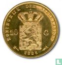Netherlands 10 gulden 1885 - Image 1