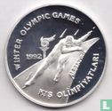 Turkije 50.000 lira 1992 (PROOF) "Winter Olympics in Albertville" - Afbeelding 1