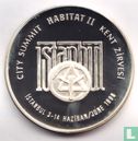 Turkije 1.000.000 lira 1996 (PROOF - medailleslag) "Habitat II conference in Istanbul" - Afbeelding 2