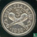 Nieuw-Zeeland 3 pence 1936 - Afbeelding 1