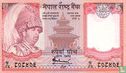 Nepal 5 Rupien ND (2005) signiert 16 - Bild 1