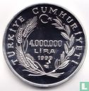 Turkije 4.000.000 lira 1999 (PROOF) "Bogaziçi" - Afbeelding 1