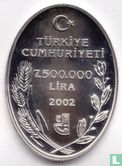 Turquie 7.500.000 lira 2002 (BE) "Linum anatolicum" - Image 1