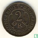 Danemark 2 øre 1909 - Image 1