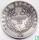Turquie 15.000.000 lira 2003 (OXYDE - type 1) "Zeugma mosaic" - Image 1