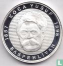 Turkije 7.500.000 lira 2001 (PROOF) "Koca Yusuf Baspehlivan" - Afbeelding 2