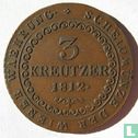Oostenrijk 3 kreutzer 1812 (S) - Afbeelding 1