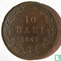 Roemenië 10 bani 1867 (WATT & CO.) - Afbeelding 1