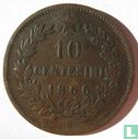 Italië 10 centesimi 1866 (N) - Afbeelding 1