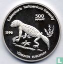 Turkmenistan 500 manat 1996 (PROOF) "Endangered Wildlife Series - Turkmenistan Gecko" - Image 1