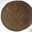 Zweden ½ skilling 1803 (type 2) - Afbeelding 1