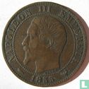 Frankrijk 5 centimes 1855 (W - hond) - Afbeelding 1