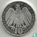 Duitsland 10 mark 2001 (PROOF - J) "50 years Federal Constitutional Court" - Afbeelding 1