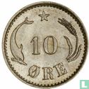 Danemark 10 øre 1886 - Image 2