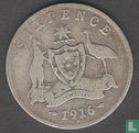 Australie 6 pence 1916 - Image 1
