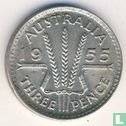 Australië 3 pence 1955 - Afbeelding 1