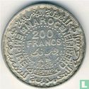 Morocco 200 francs 1953 (AH1372) - Image 1