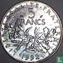 Frankrijk 5 francs 1992 (muntslag) - Afbeelding 1
