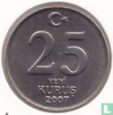 Turkey 25 yeni kurus 2007 - Image 1
