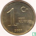 Turkey 1 yeni kurus 2007 - Image 1