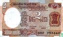 India 2 Rupees (B) - Afbeelding 1