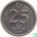 Turquie 25 yeni kurus 2008 - Image 1
