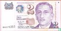 Singapour 2 Dollars  - Image 1