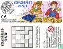 Schachbrettpuzzle - blauw - Image 3