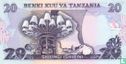Tanzanie 20 Shilingi ND (1978) P7b - Image 2
