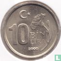 Turkey 10 bin lira 2000 - Image 1