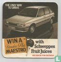Win a Vanden Plas Maestro with Schweppes fruit juices / Dream up a Maestro cocktail with Schweppes fruit juices - Image 1