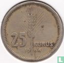 Turkije 25 kurus 1944 - Afbeelding 1
