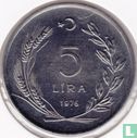 Turkije 5 lira 1976 "FAO - International Women's Year" - Afbeelding 1