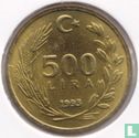 Turkey 500 lira 1993 - Image 1