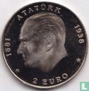 Turkije 500.000 lira 1998 "Lira to Euro Transition" - Afbeelding 2