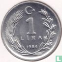 Turquie 1 lira 1984 - Image 1